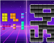 Blocks fill tangram puzzle logikai HTML5 játék