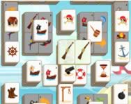 Mahjong pirate plunder journey logikai HTML5 játék