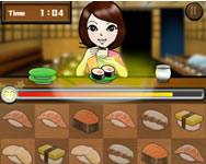 Sushi challenge logikai HTML5 játék